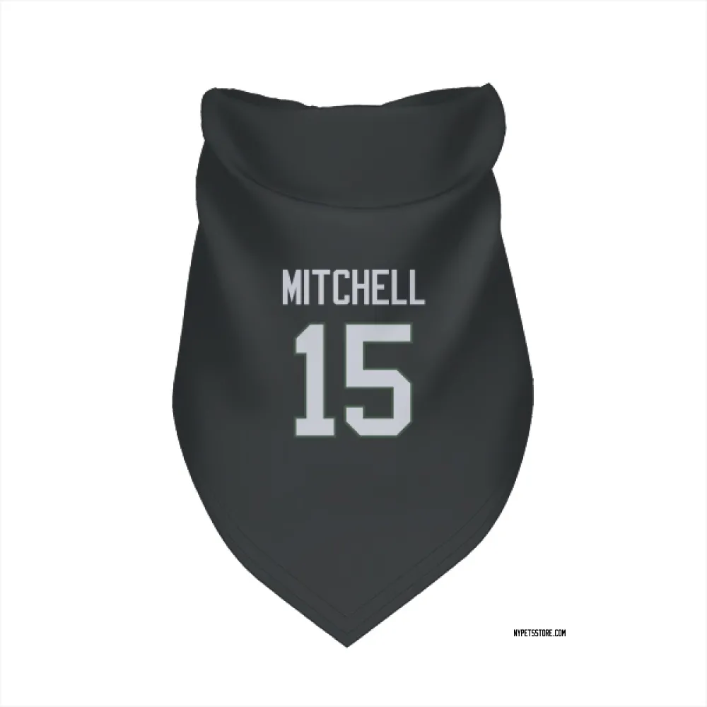 New York Jets Adonai Mitchell Black Pet Bandana for Dog & Cat