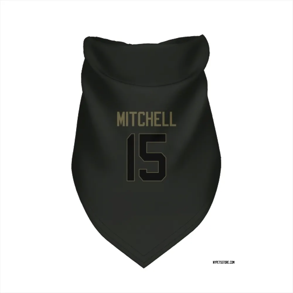 New York Jets Adonai Mitchell Black Service Pet Bandana for Dog & Cat