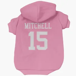 New York Jets Adonai Mitchell Pink Pet Hoodie for Dog & Cat