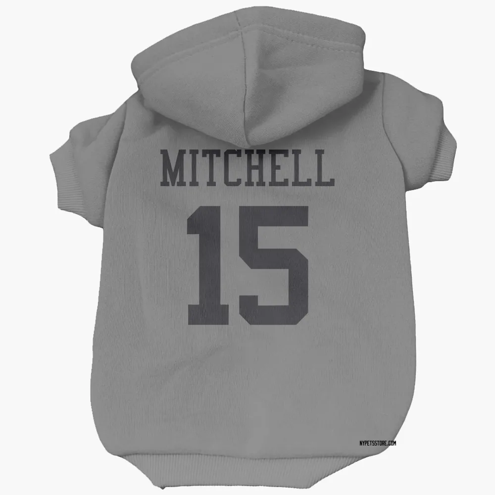 New York Jets Adonai Mitchell Silver Pet Hoodie for Dog & Cat