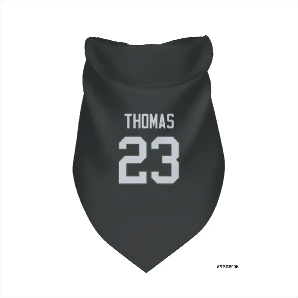 New York Jets Azareye'h Thomas Black Pet Bandana for Dog & Cat