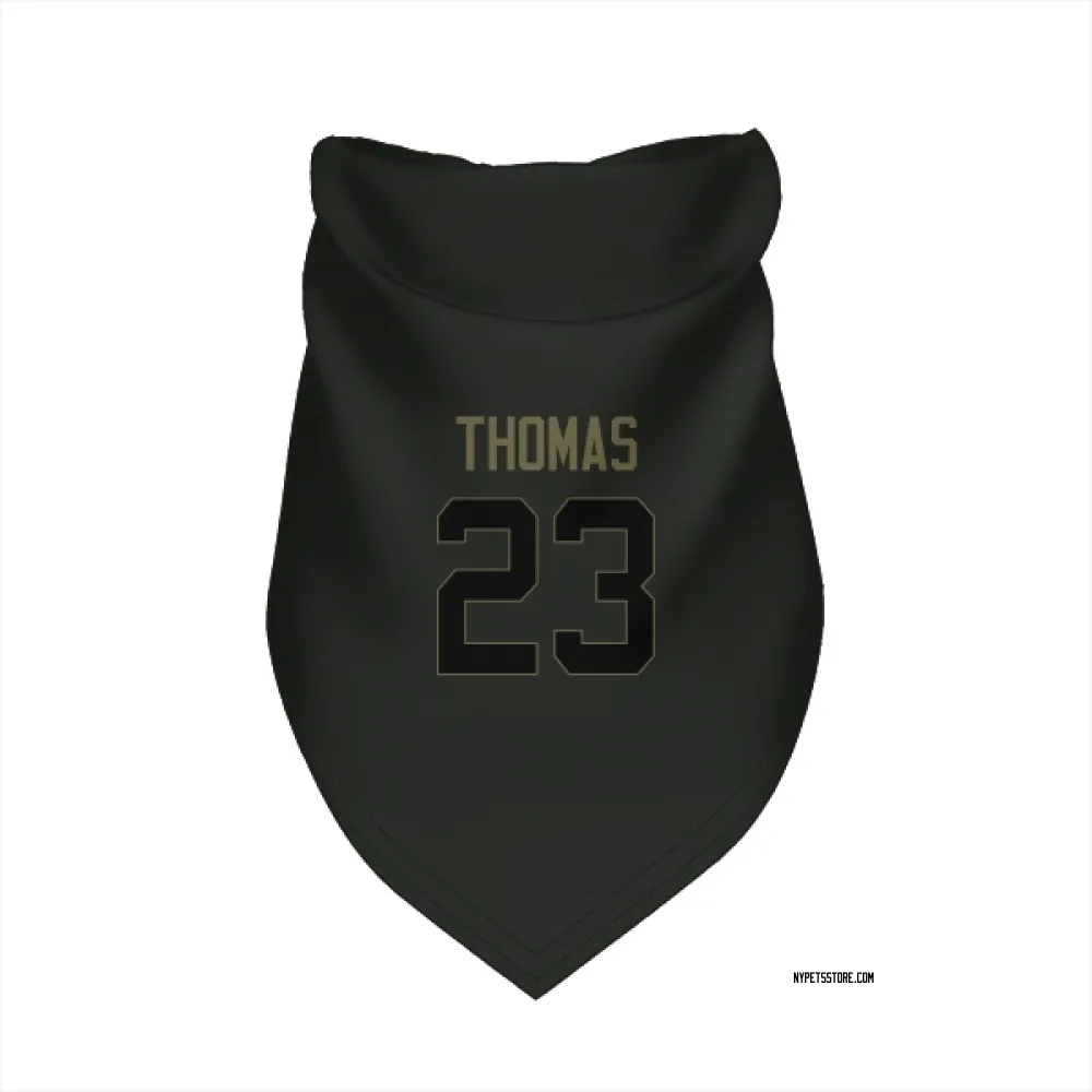 New York Jets Azareye'h Thomas Black Service Pet Bandana for Dog & Cat