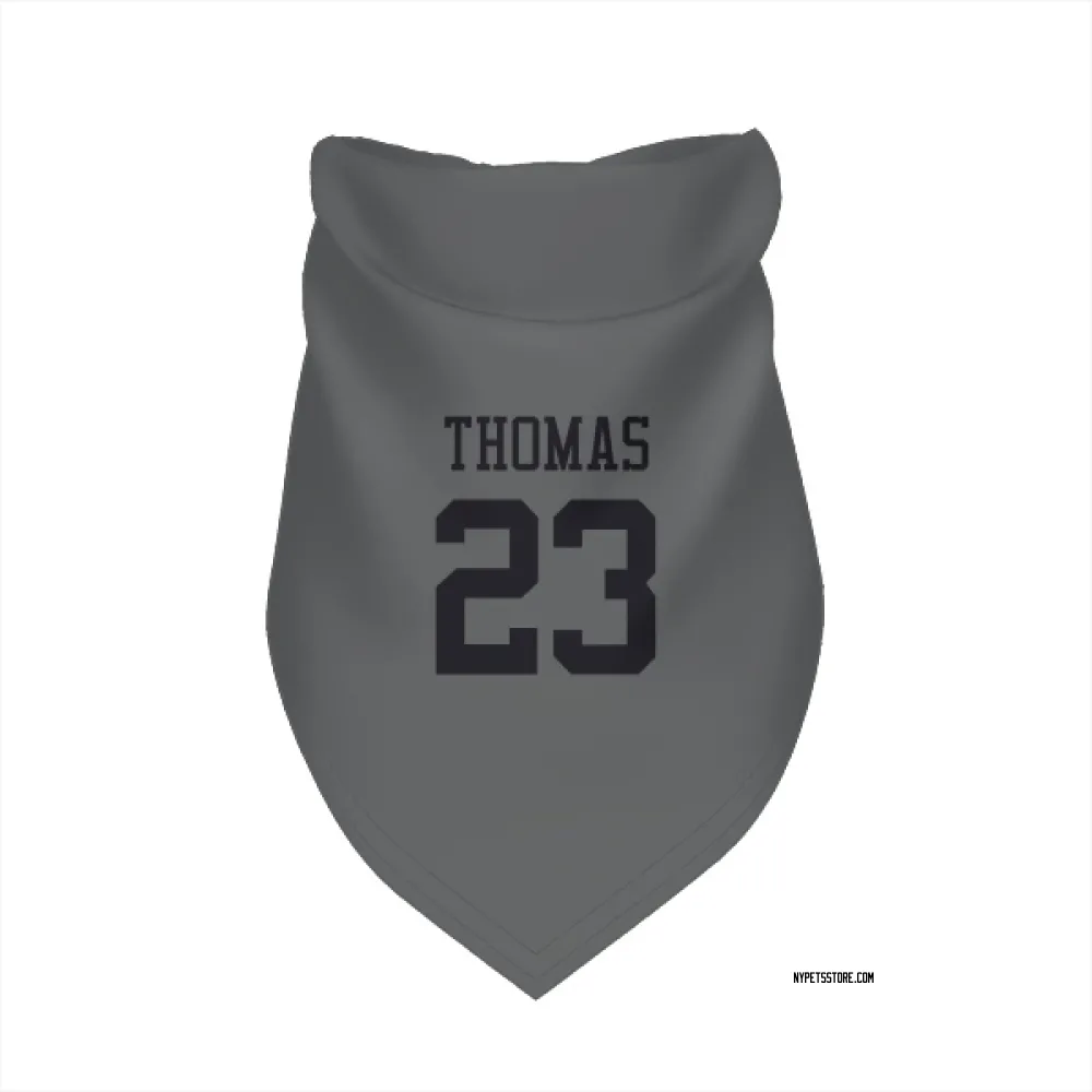 New York Jets Azareye'h Thomas charcoal Pet Bandana for Dog & Cat