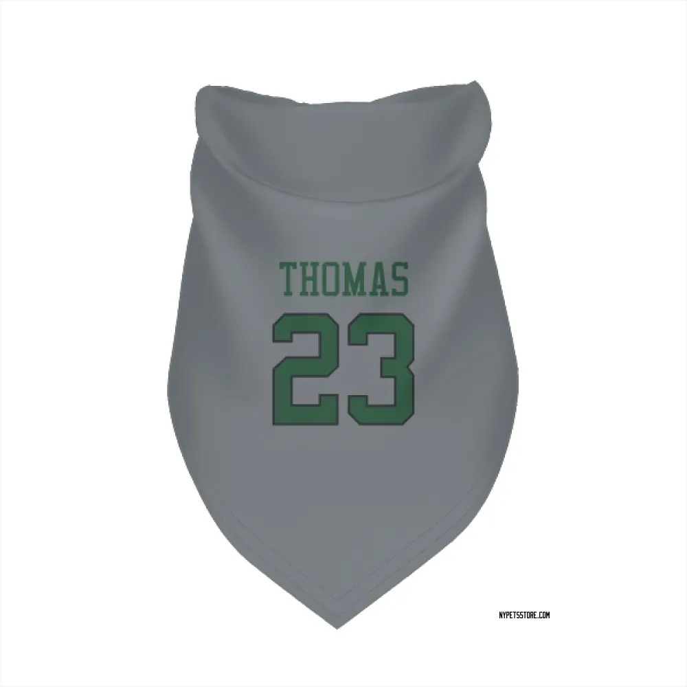 New York Jets Azareye'h Thomas Gray Pet Bandana for Dog & Cat