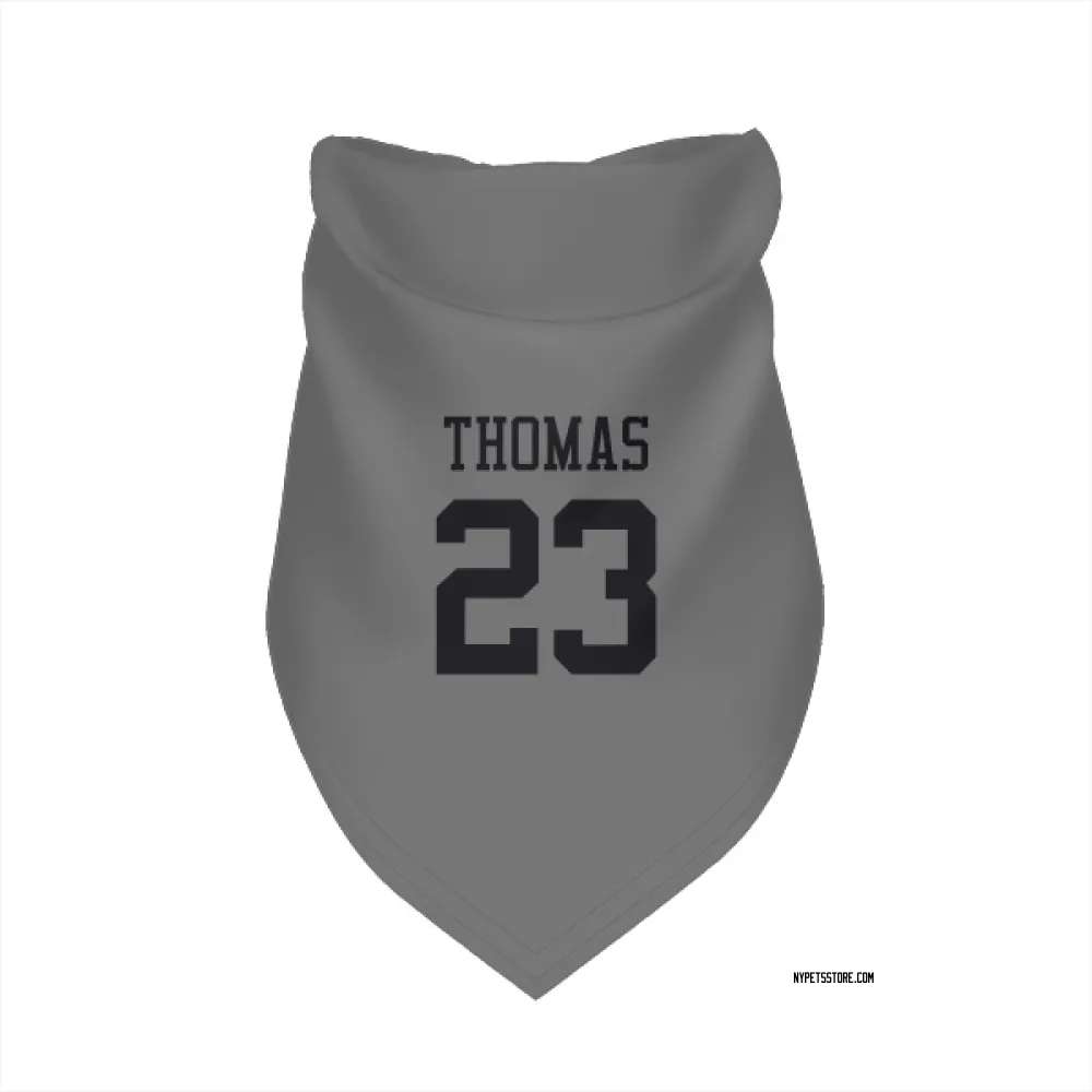 New York Jets Azareye'h Thomas Silver Pet Bandana for Dog & Cat