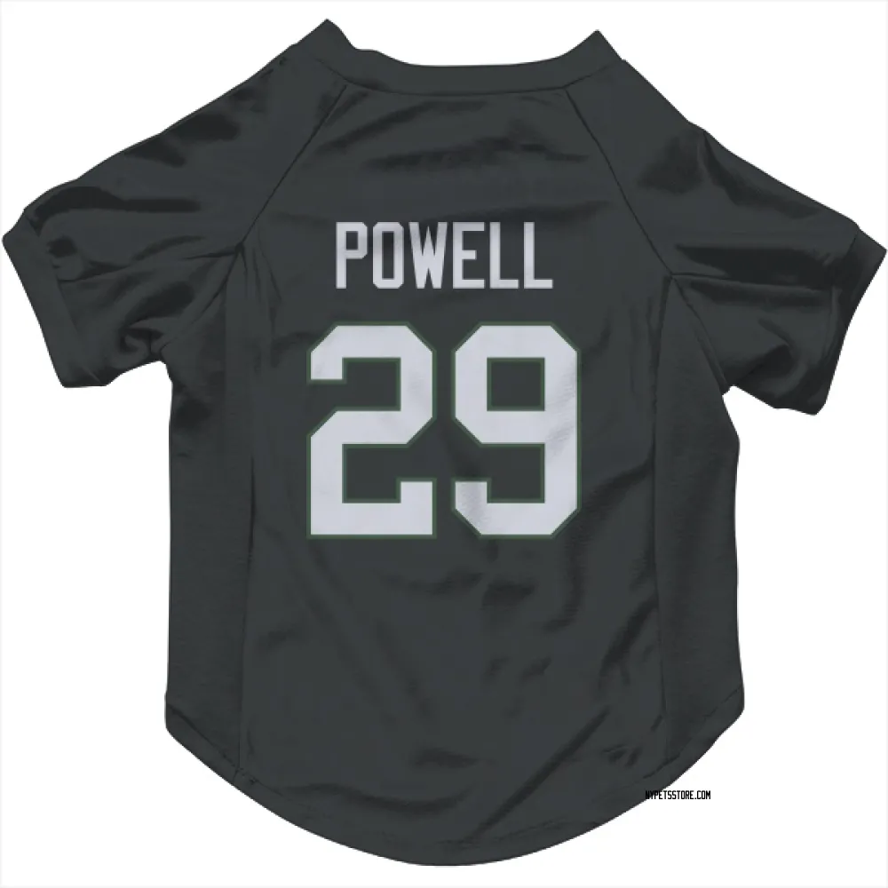 New York Jets Bilal Powell Black Pet Jersey for Dog & Cat