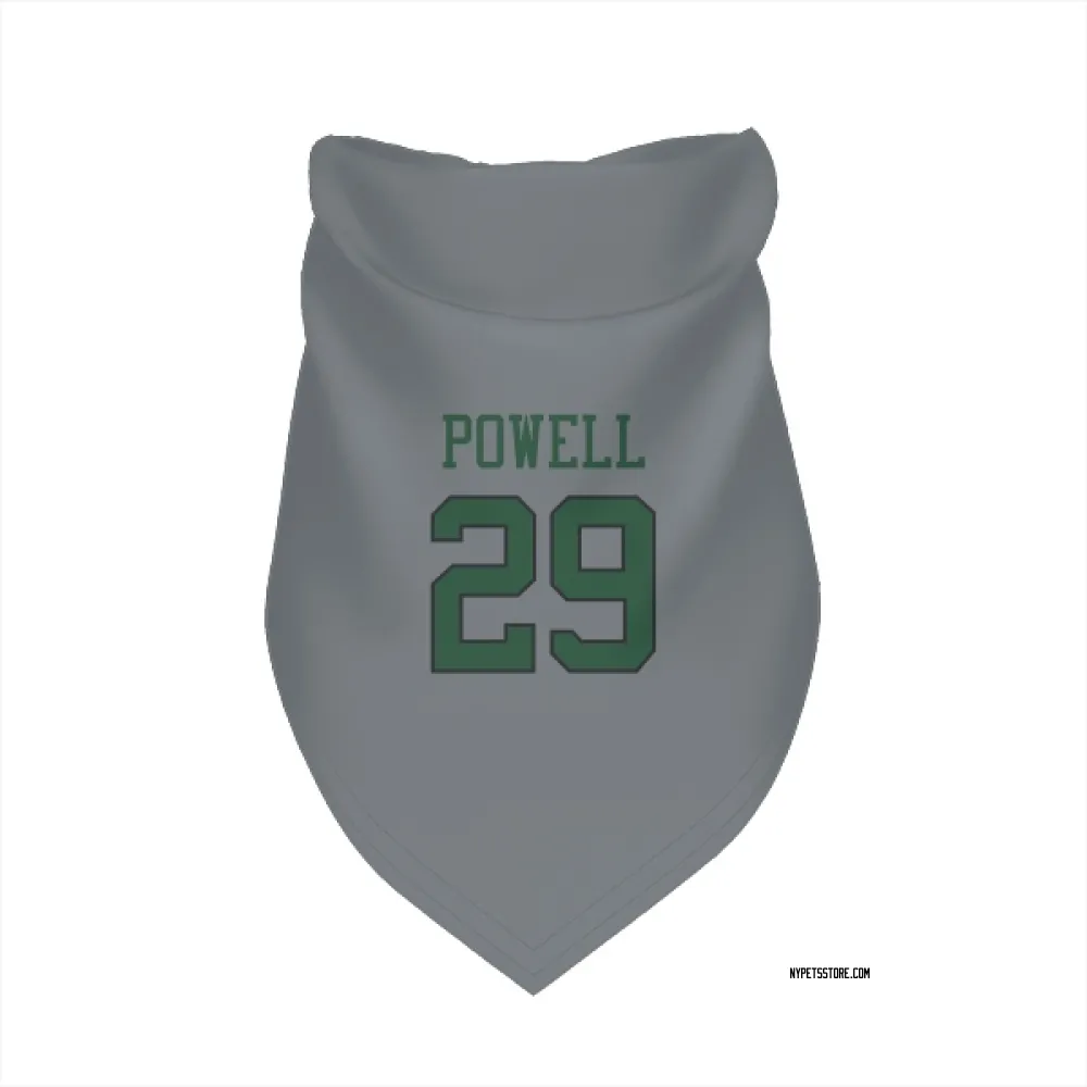 New York Jets Bilal Powell Gray Pet Bandana for Dog & Cat