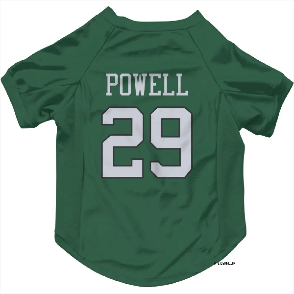 New York Jets Bilal Powell Green Pet Jersey for Dog & Cat