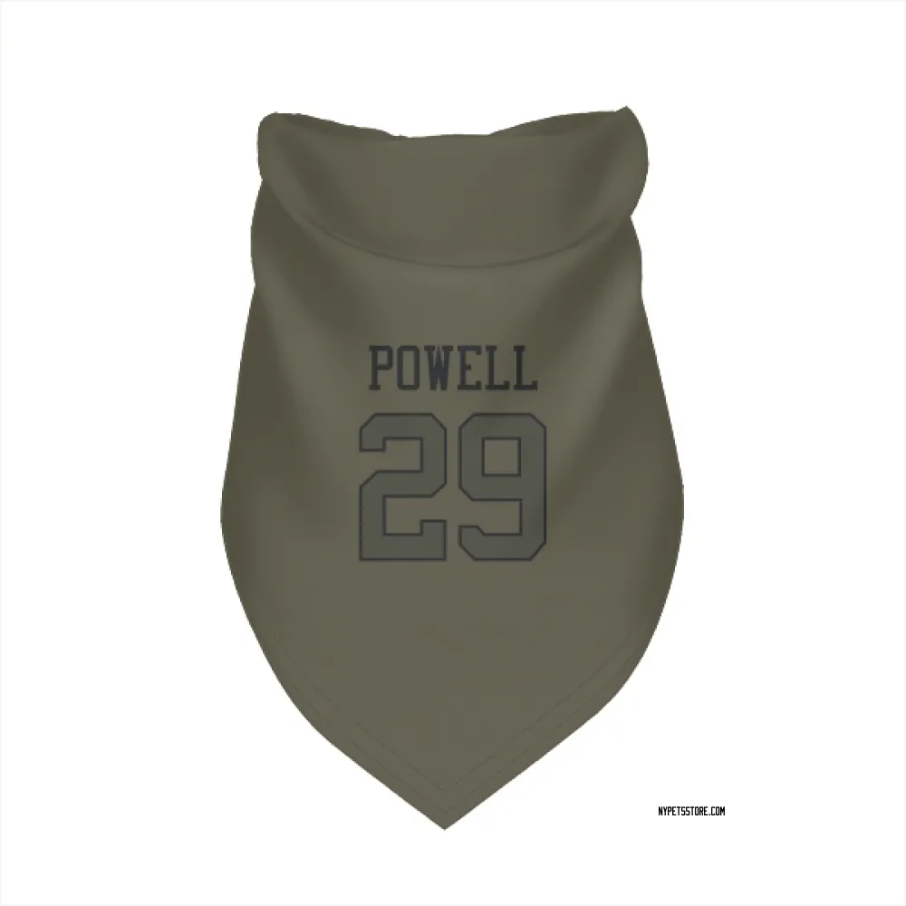 New York Jets Bilal Powell Olive Pet Bandana for Dog & Cat