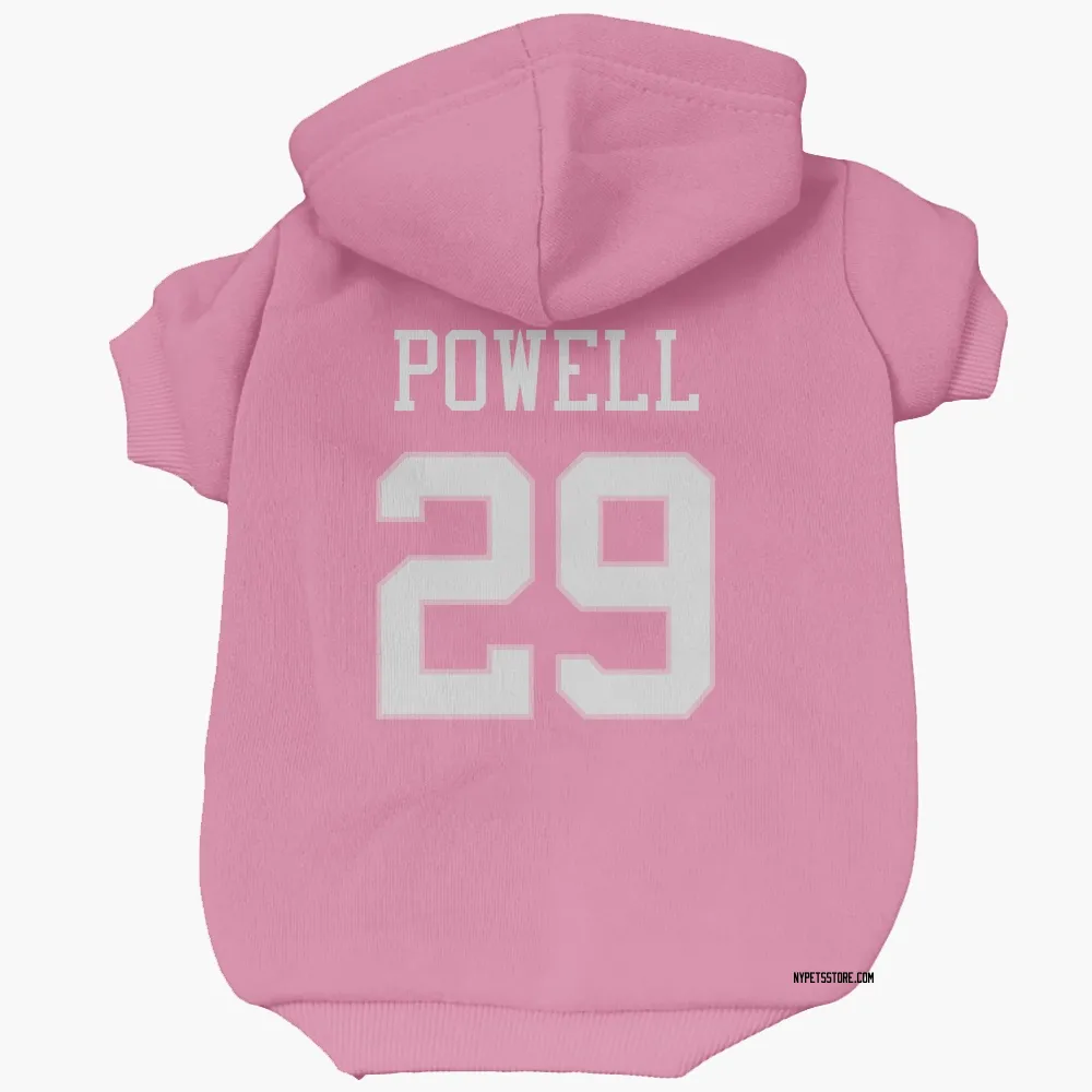 New York Jets Bilal Powell Pink Pet Hoodie for Dog & Cat