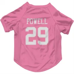 New York Jets Bilal Powell Pink Pet Jersey for Dog & Cat