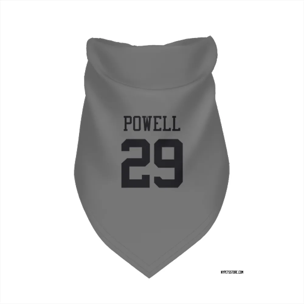 New York Jets Bilal Powell Silver Pet Bandana for Dog & Cat