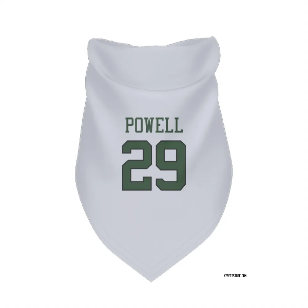 New York Jets Bilal Powell White Pet Bandana for Dog & Cat