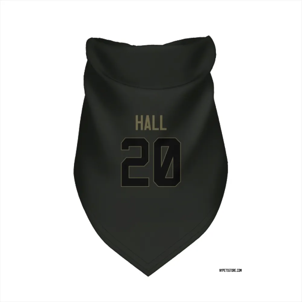 New York Jets Breece Hall Black Service Pet Bandana for Dog & Cat