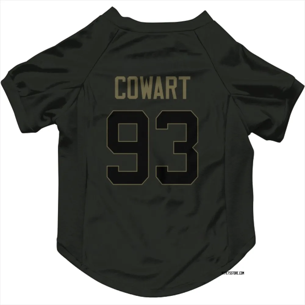 New York Jets Byron Cowart Black Service Pet Jersey for Dog & Cat