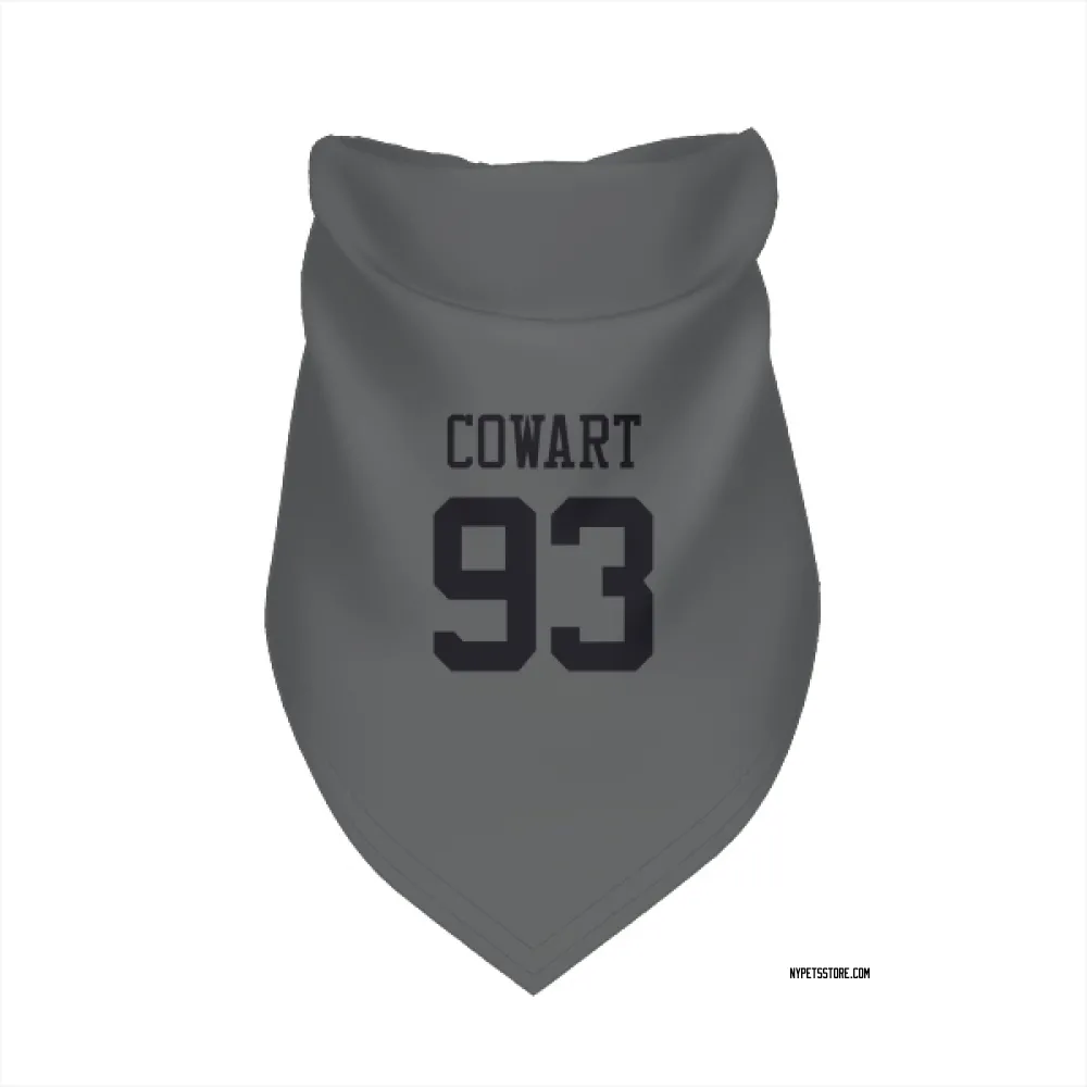 New York Jets Byron Cowart charcoal Pet Bandana for Dog & Cat
