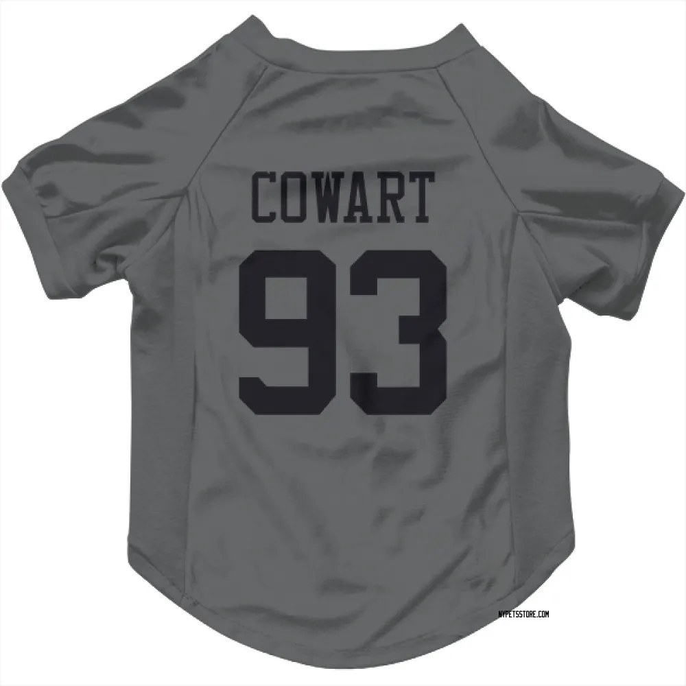 New York Jets Byron Cowart charcoal Pet Jersey for Dog & Cat