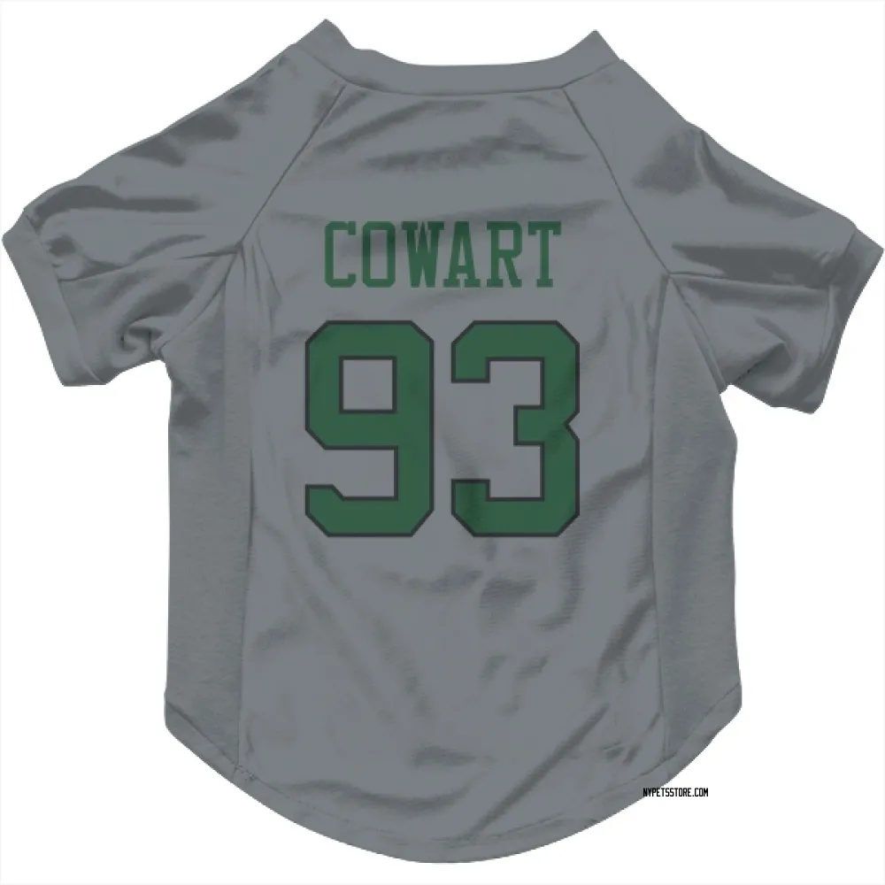 New York Jets Byron Cowart Gray Pet Jersey for Dog & Cat