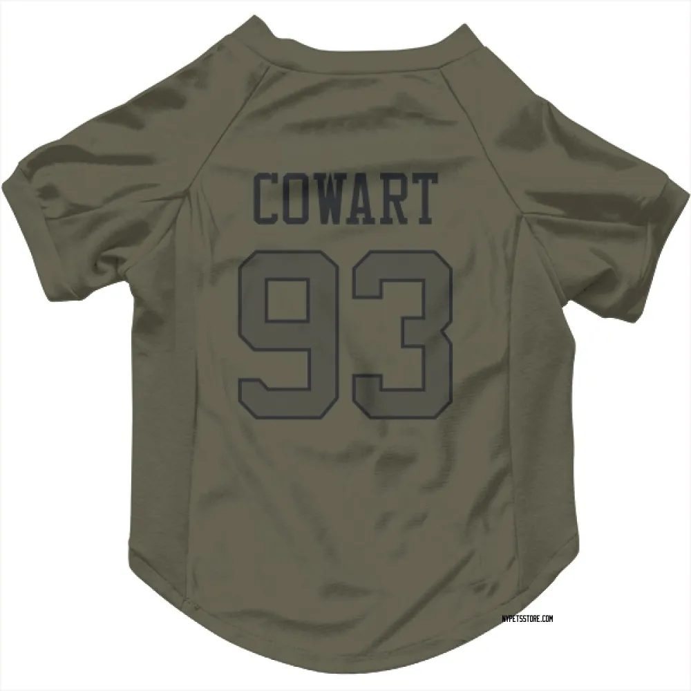 New York Jets Byron Cowart Olive Pet Jersey for Dog & Cat