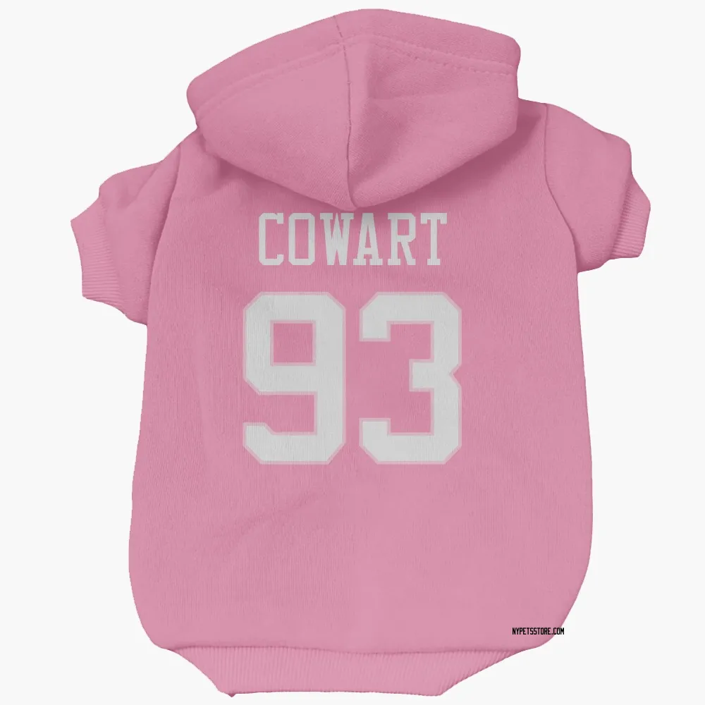 New York Jets Byron Cowart Pink Pet Hoodie for Dog & Cat