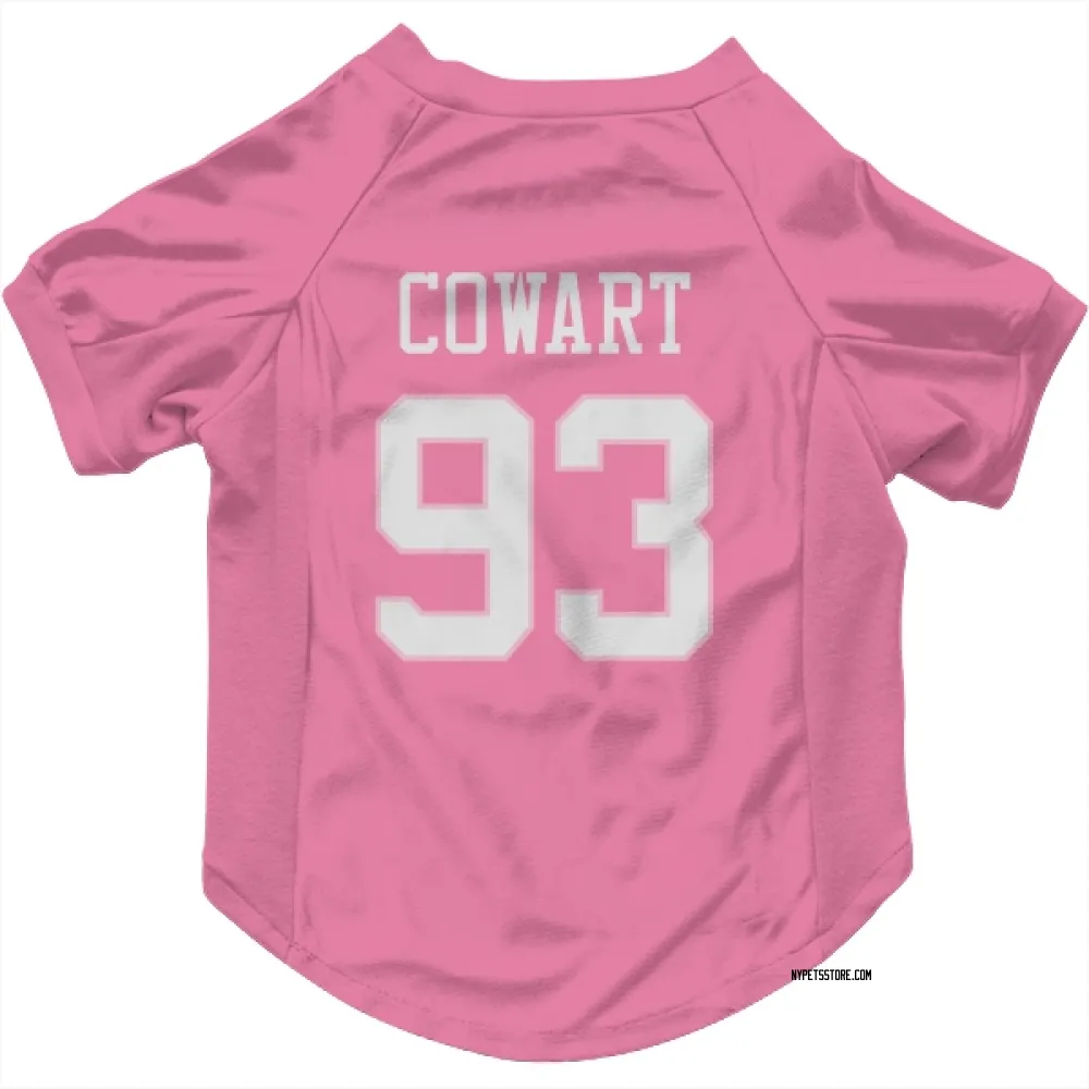 New York Jets Byron Cowart Pink Pet Jersey for Dog & Cat