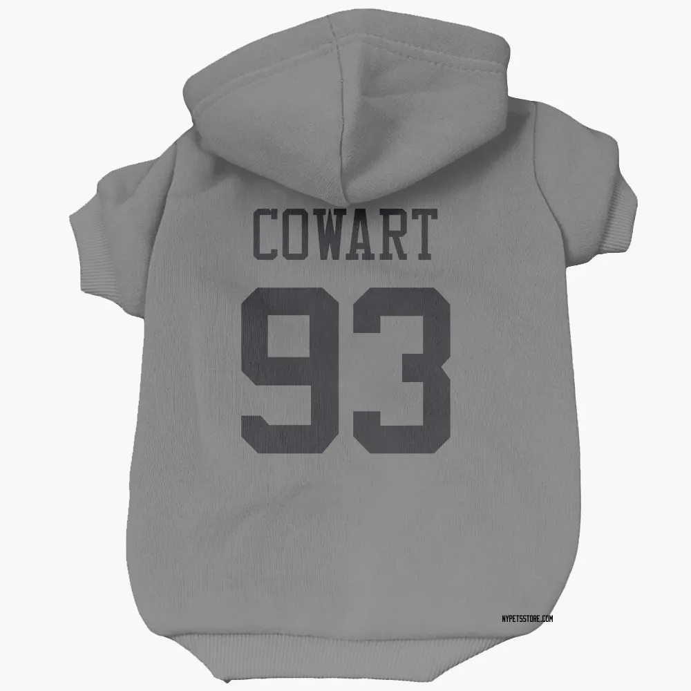 New York Jets Byron Cowart Silver Pet Hoodie for Dog & Cat