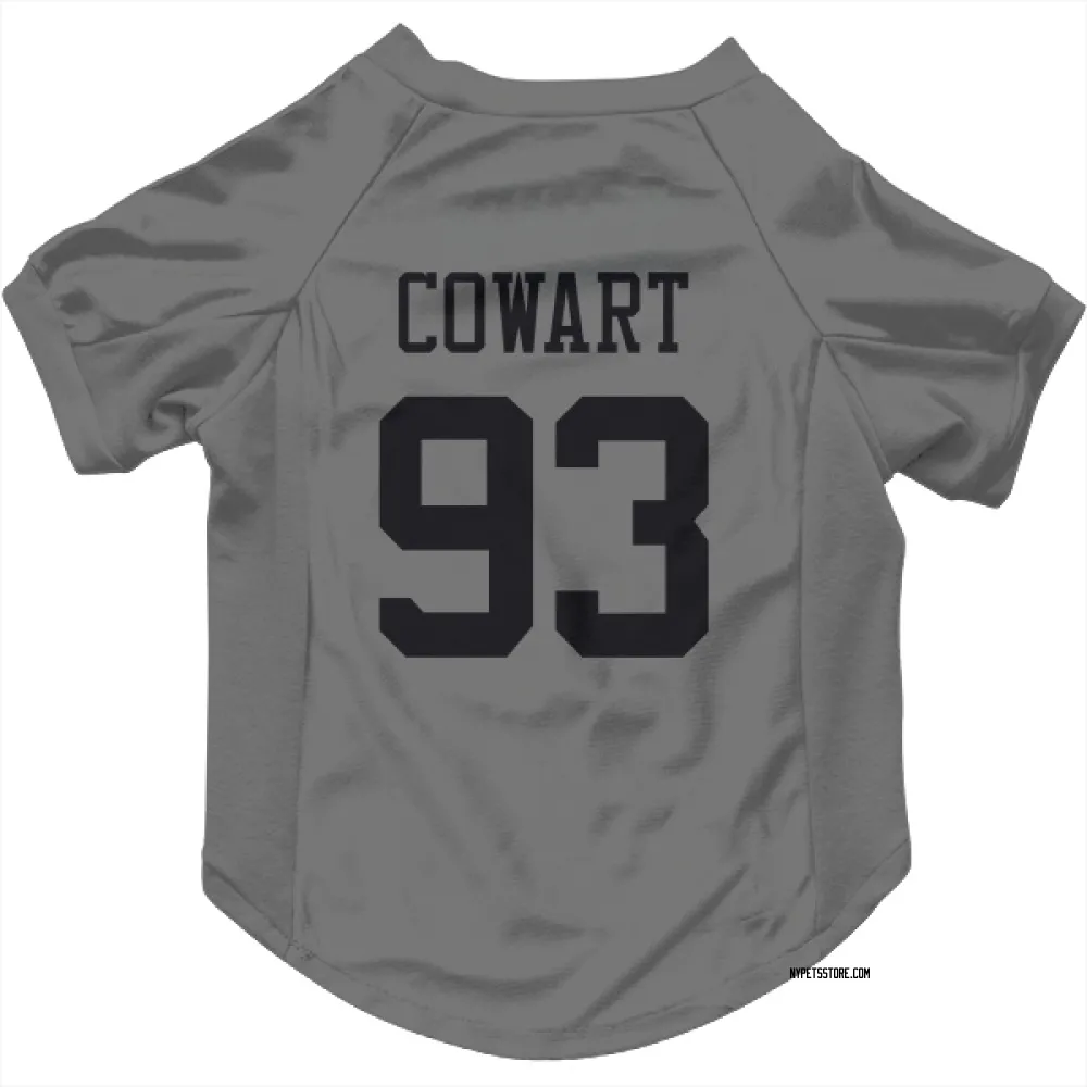 New York Jets Byron Cowart Silver Pet Jersey for Dog & Cat