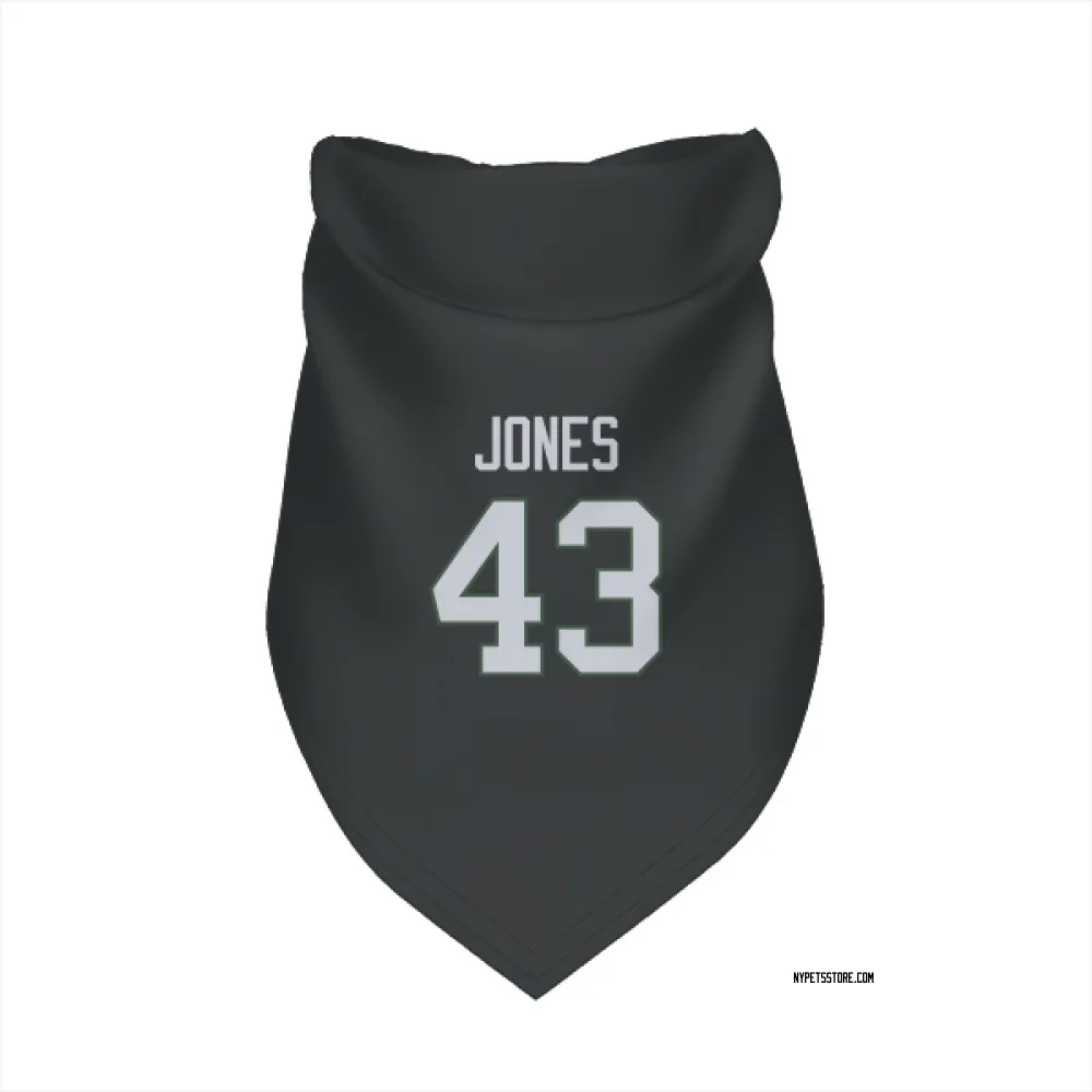 New York Jets Cam Jones Black Pet Bandana for Dog & Cat
