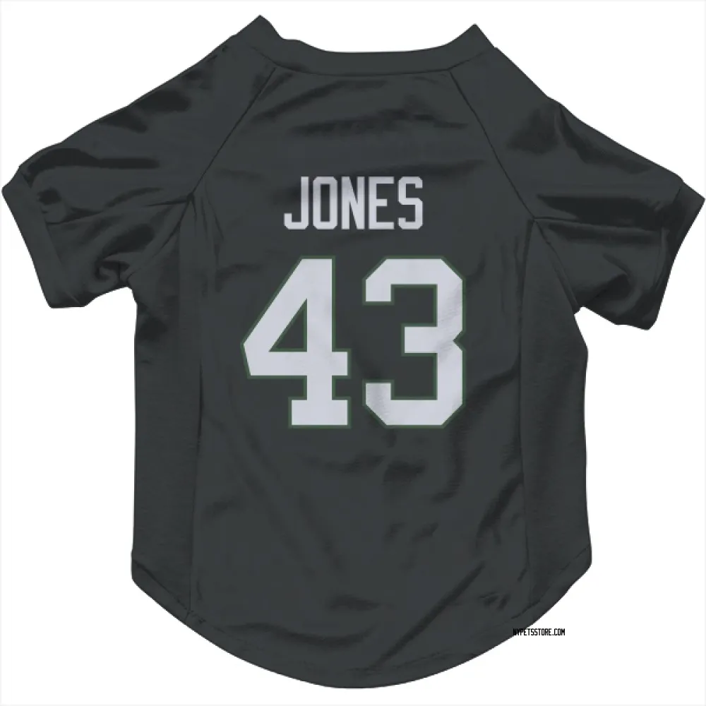 New York Jets Cam Jones Black Pet Jersey for Dog & Cat