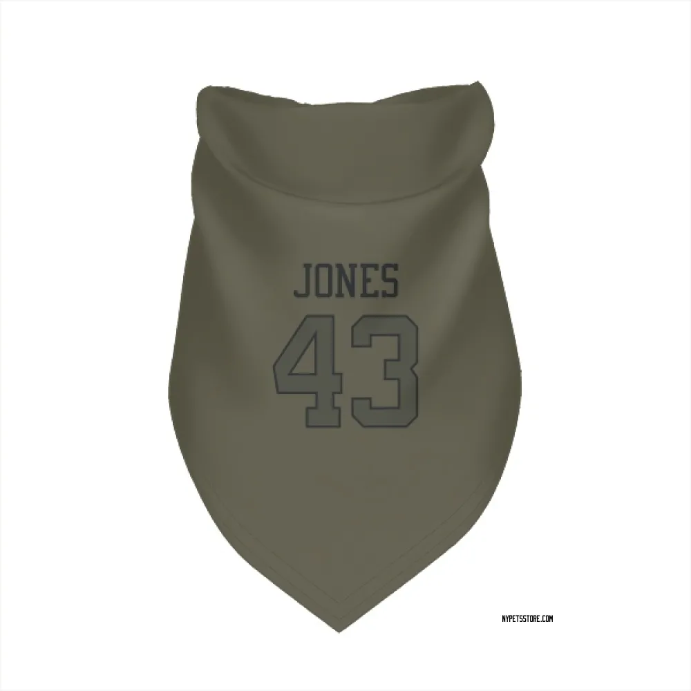 New York Jets Cam Jones Olive Pet Bandana for Dog & Cat