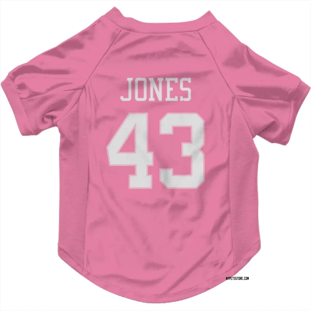 New York Jets Cam Jones Pink Pet Jersey for Dog & Cat