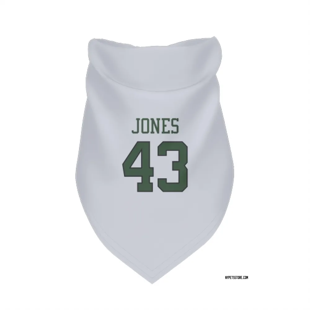 New York Jets Cam Jones White Pet Bandana for Dog & Cat