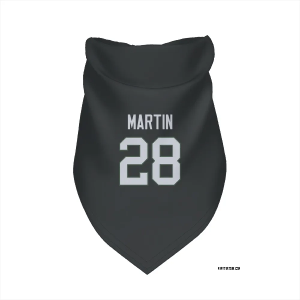 New York Jets Curtis Martin Black Pet Bandana for Dog & Cat