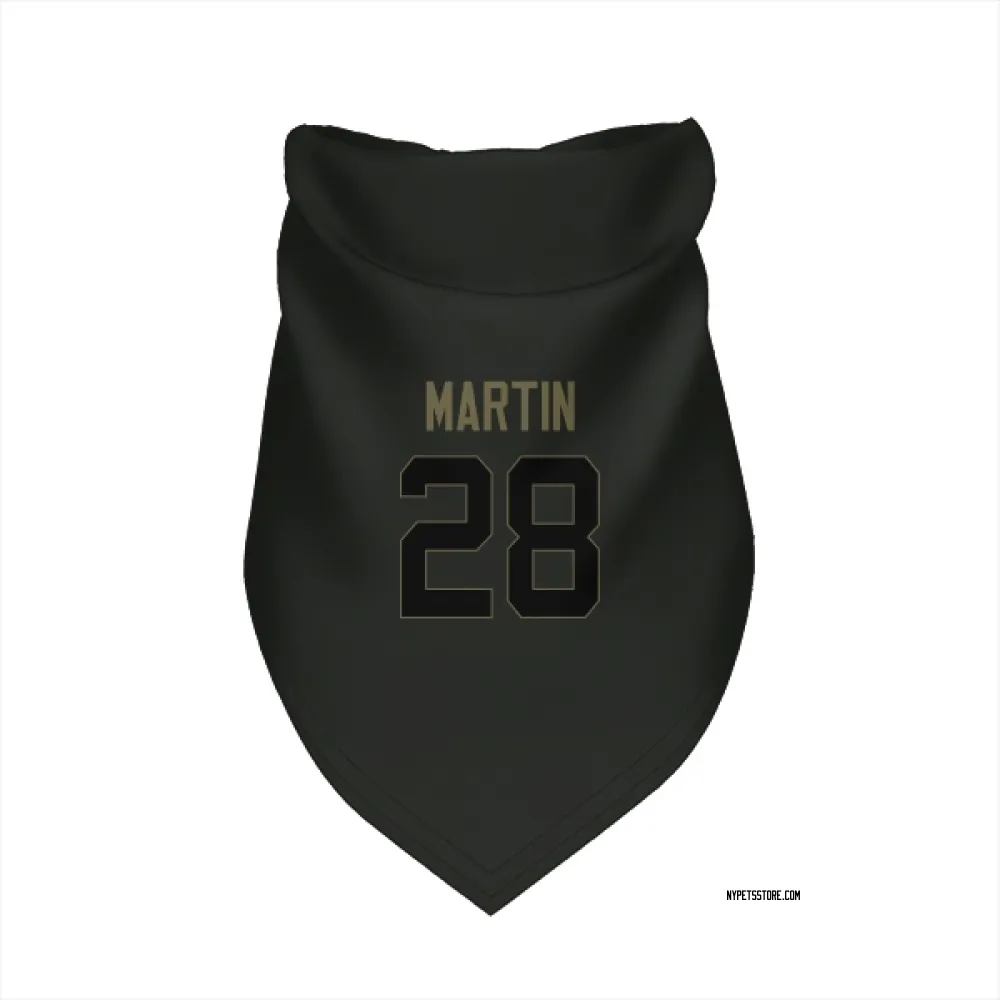 New York Jets Curtis Martin Black Service Pet Bandana for Dog & Cat