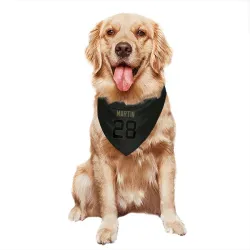 New York Jets Curtis Martin Black Service Pet Bandana for Dog & Cat