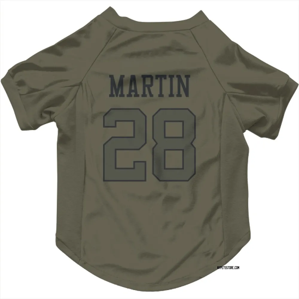 New York Jets Curtis Martin Olive Pet Jersey for Dog & Cat