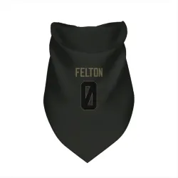 New York Jets Da'Quan Felton Black Service Pet Bandana for Dog & Cat