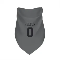 New York Jets Da'Quan Felton charcoal Pet Bandana for Dog & Cat