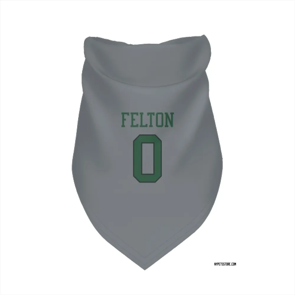 New York Jets Da'Quan Felton Gray Pet Bandana for Dog & Cat