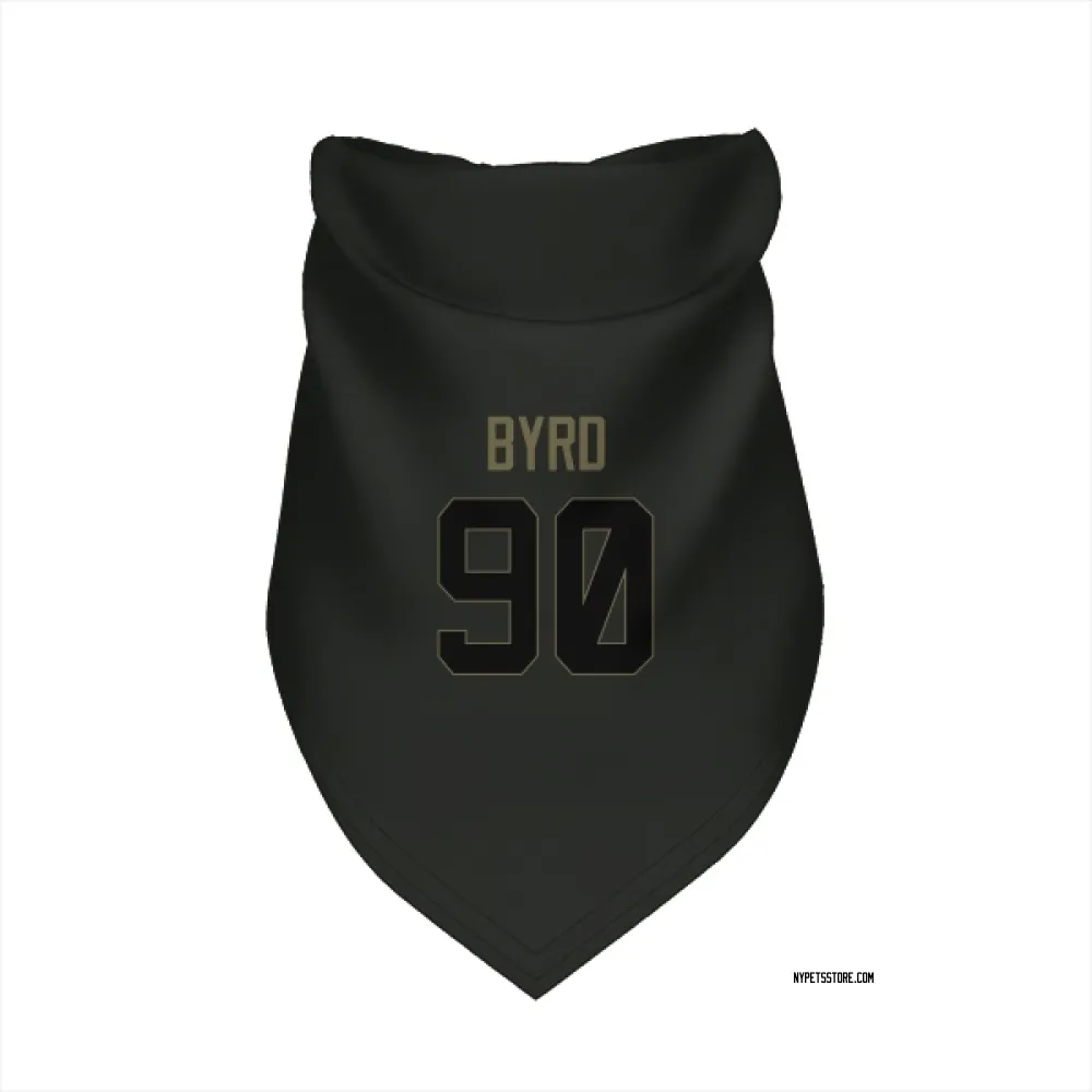 New York Jets Dennis Byrd Black Service Pet Bandana for Dog & Cat