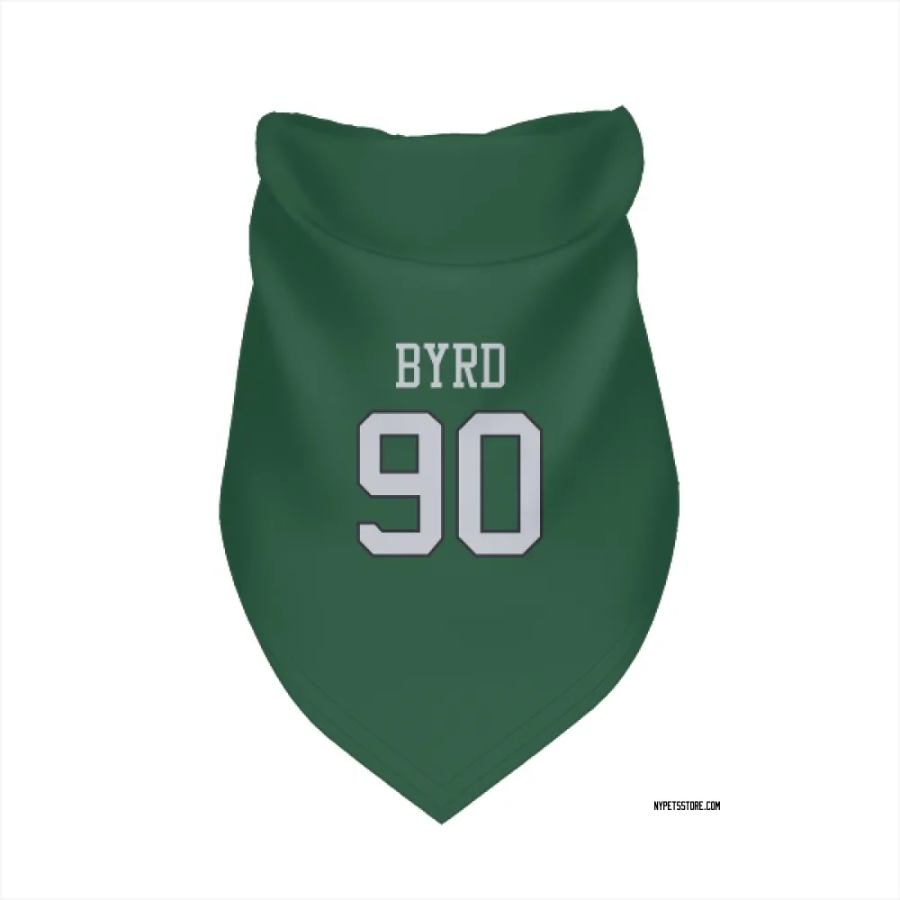 New York Jets Dennis Byrd Green Pet Bandana for Dog & Cat