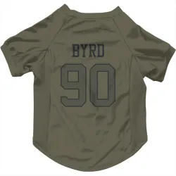 New York Jets Dennis Byrd Olive Pet Jersey for Dog & Cat