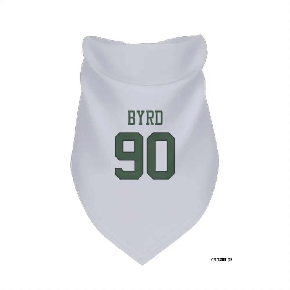 New York Jets Dennis Byrd White Pet Bandana for Dog & Cat