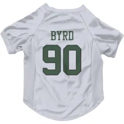New York Jets Dennis Byrd White Pet Jersey for Dog & Cat