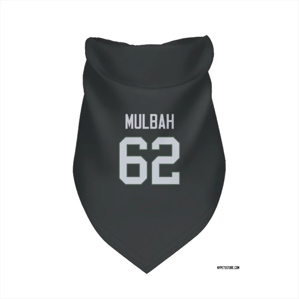 New York Jets Fatorma Mulbah Black Pet Bandana for Dog & Cat