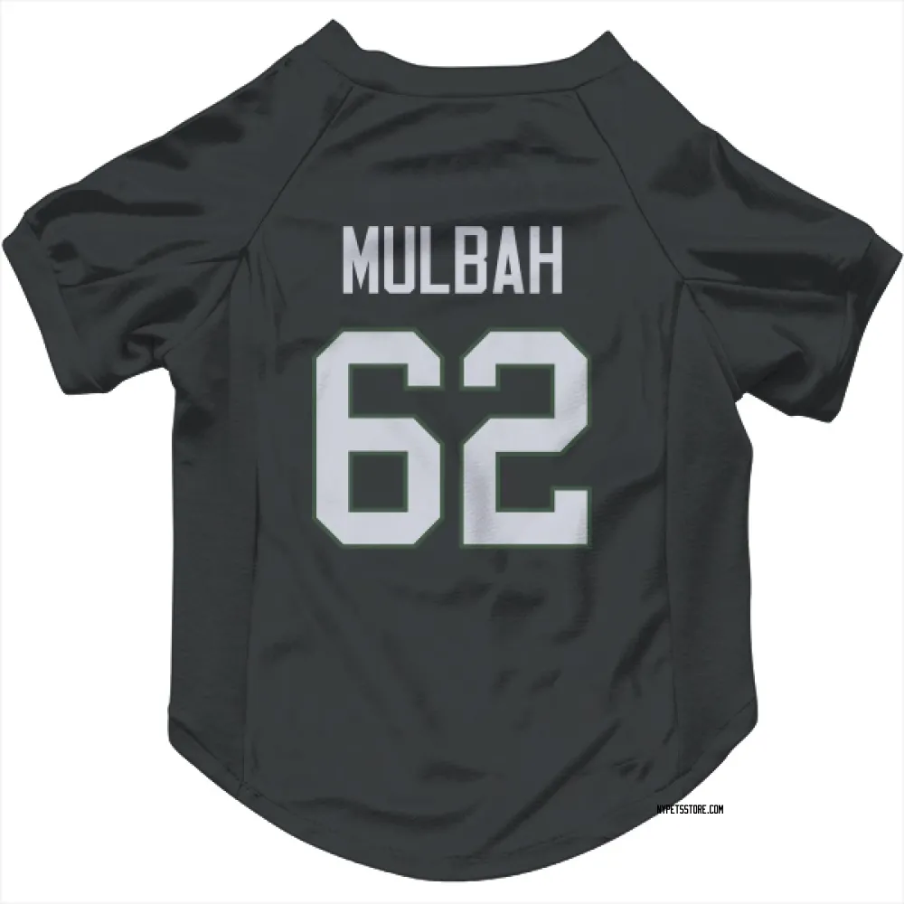 New York Jets Fatorma Mulbah Black Pet Jersey for Dog & Cat