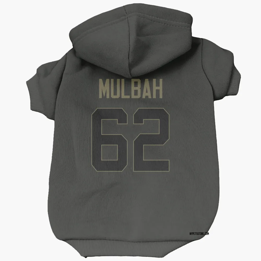 New York Jets Fatorma Mulbah Black Service Pet Hoodie for Dog & Cat