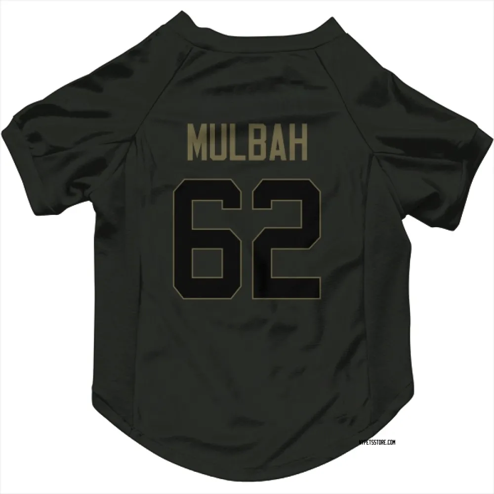 New York Jets Fatorma Mulbah Black Service Pet Jersey for Dog & Cat