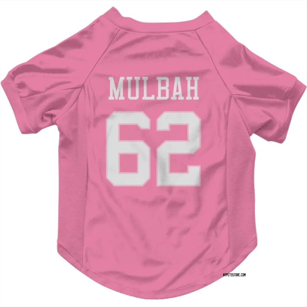 New York Jets Fatorma Mulbah Pink Pet Jersey for Dog & Cat