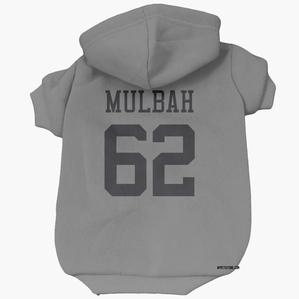 New York Jets Fatorma Mulbah Silver Pet Hoodie for Dog & Cat
